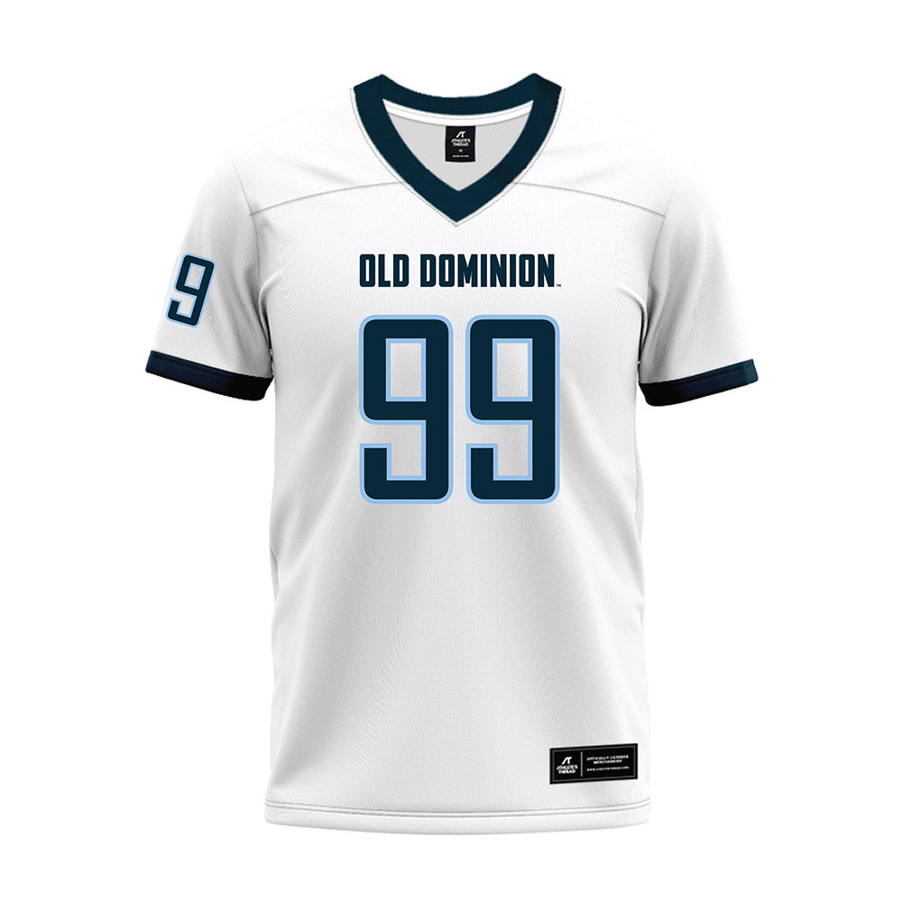 Old Dominion - NCAA Football : Cole Daniels - White Premium Football Jersey