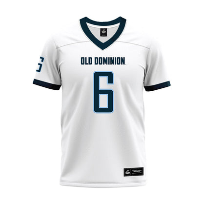 Old Dominion - NCAA Football : Kelby Williams - White Premium Football Jersey