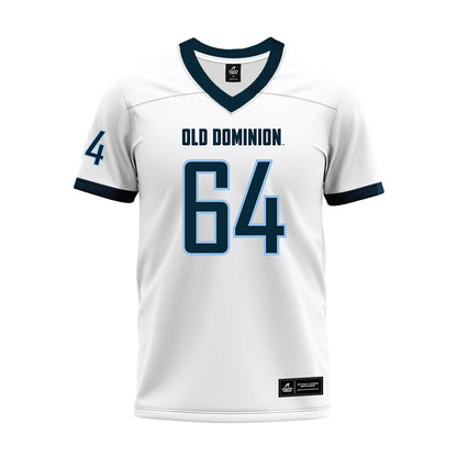 Old Dominion - NCAA Football : Zachary Barlev - White Premium Football Jersey