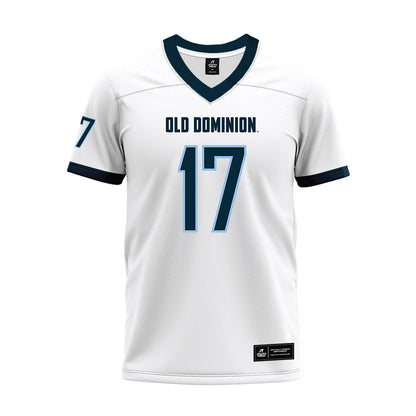 Old Dominion - NCAA Football : Damon Duke - White Premium Football Jersey-0