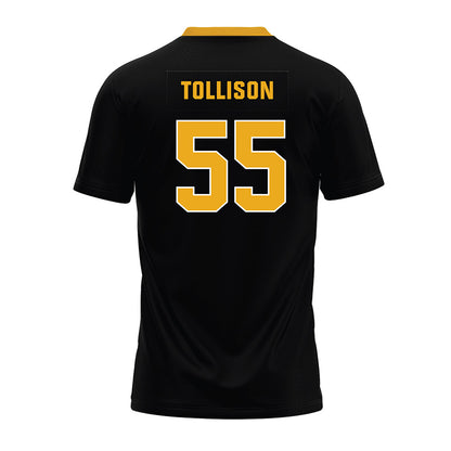 Missouri - NCAA Football : Connor Tollison - Black Premium Football Jersey