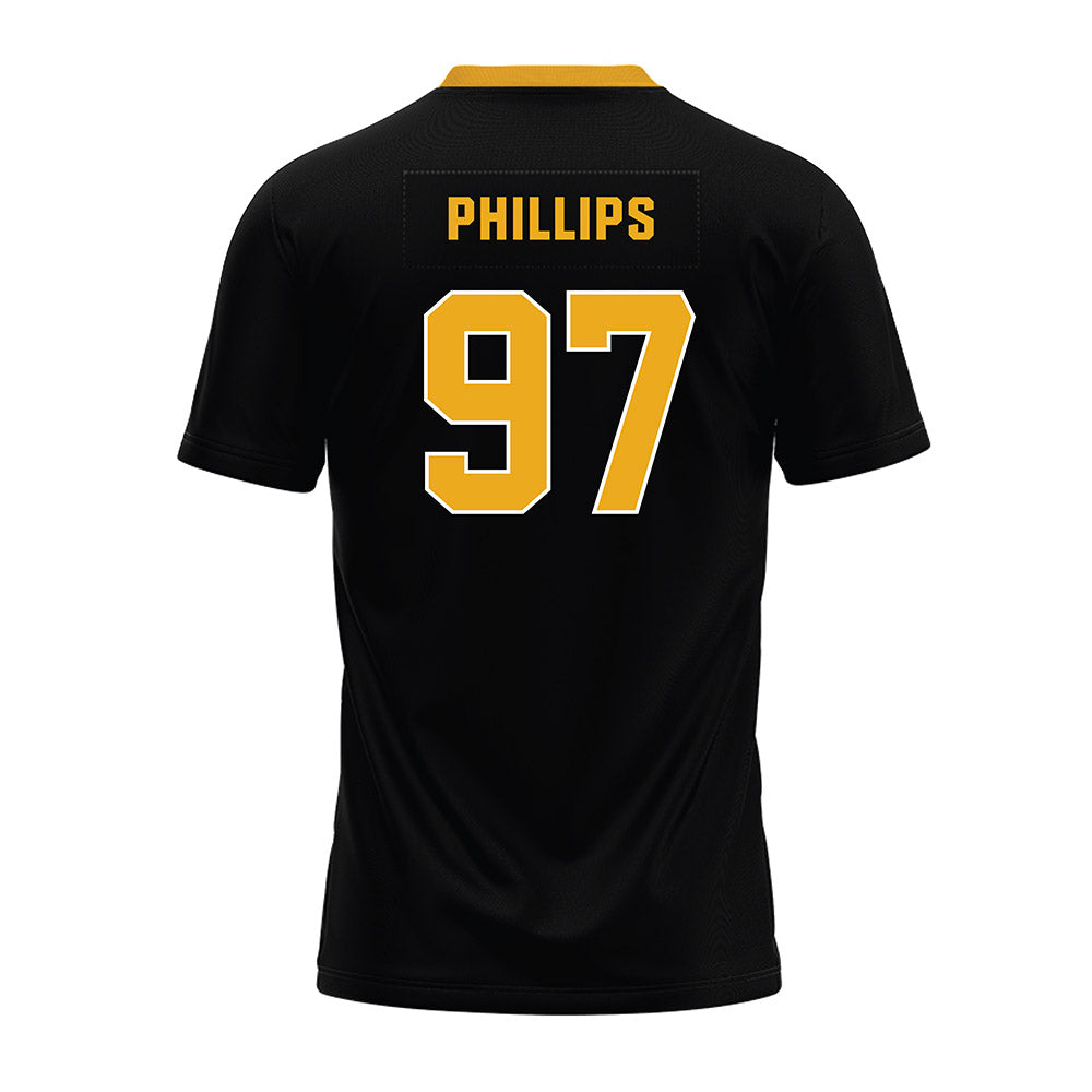 Missouri - NCAA Football : Orion Phillips - Black Premium Football Jersey