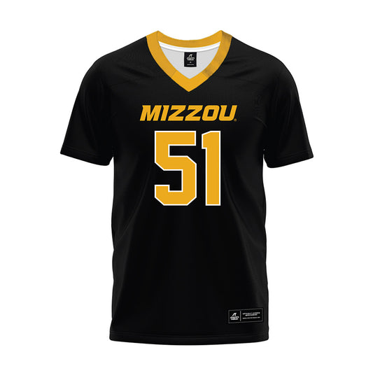 Missouri - NCAA Football : Tyson Ellison - Black Premium Football Jersey