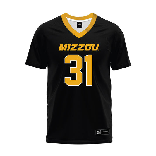 Missouri - NCAA Football : Nasir Pogue - Black Premium Football Jersey