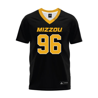 Missouri - NCAA Football : Nick Quadrini - Black Premium Football Jersey