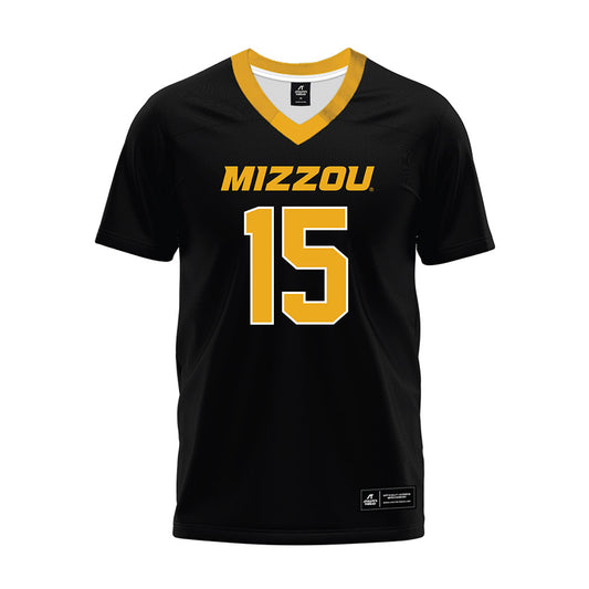 Missouri - NCAA Football : Tommy Lock - Black Premium Football Jersey