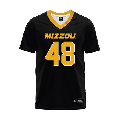 Missouri - NCAA Football : Brady Hultman - Black Premium Football Jersey