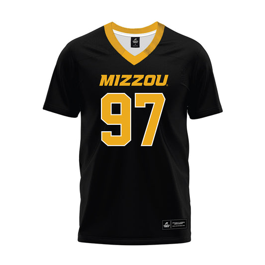 Missouri - NCAA Football : Orion Phillips - Black Premium Football Jersey