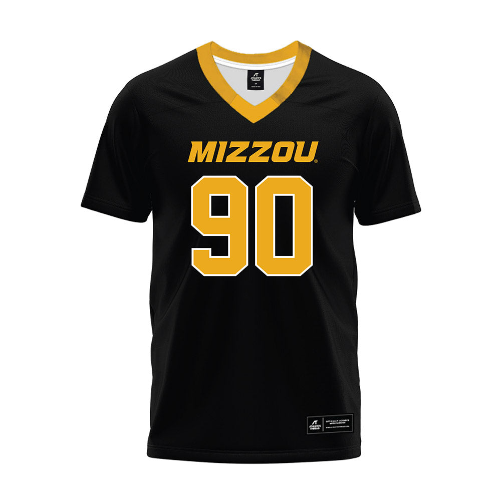 Missouri - NCAA Football : Grayson Cutchlow - Black Premium Football Jersey