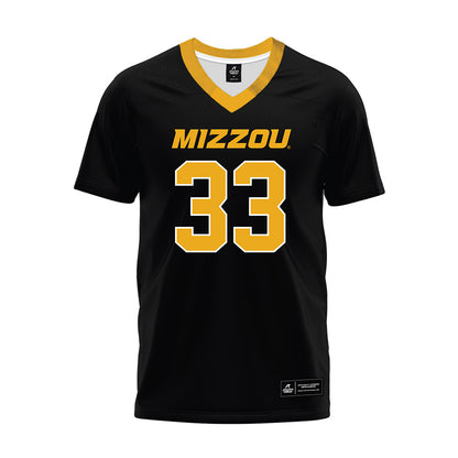 Missouri - NCAA Football : Bryce Jackson - Black Premium Football Jersey