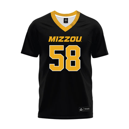 Missouri - NCAA Football : Jackson Daily - Black Premium Football Jersey