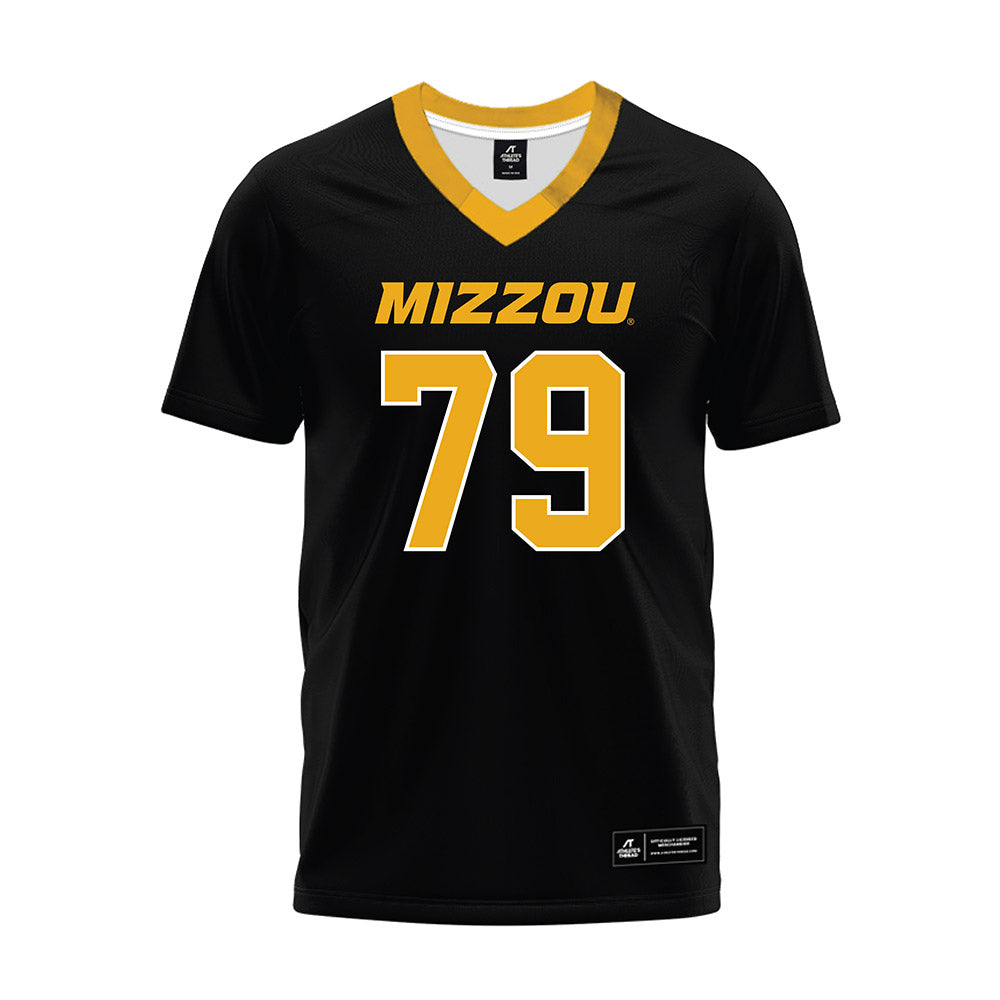 Missouri - NCAA Football : Armand Membou - Black Premium Football Jersey