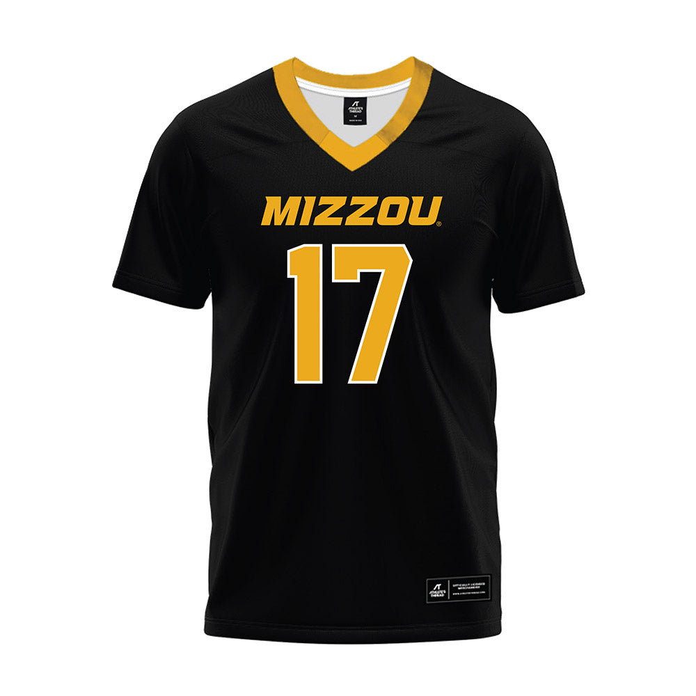 Missouri - NCAA Football : Brian Huff - Black Premium Football Jersey