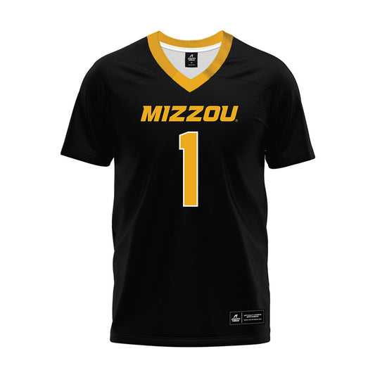 Missouri - NCAA Football : Donovan Olugbode - Black Premium Football Jersey-0