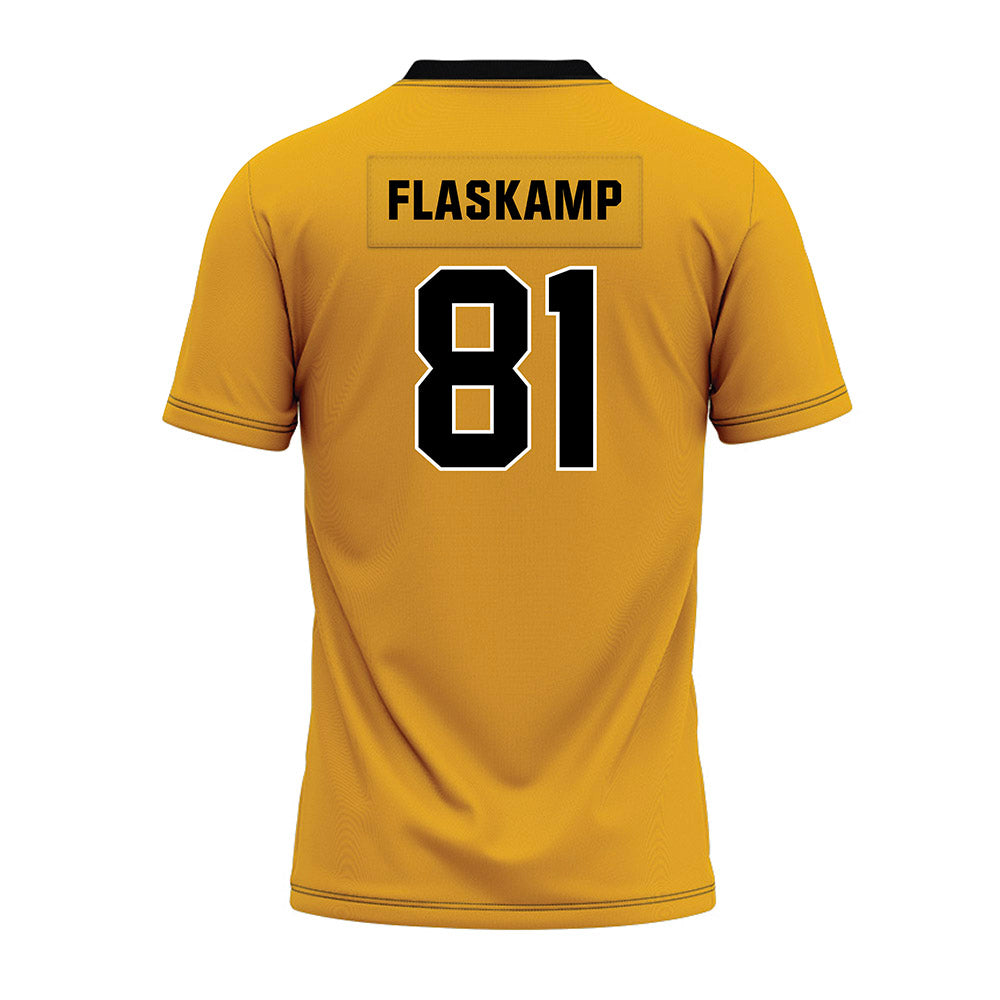 Missouri - NCAA Football : Noah Flaskamp - Gold Premium Football Jersey