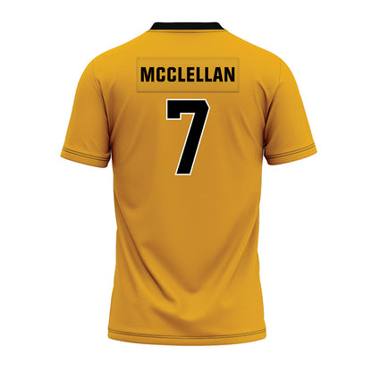 Missouri - NCAA Football : Chris McClellan - Gold Premium Football Jersey