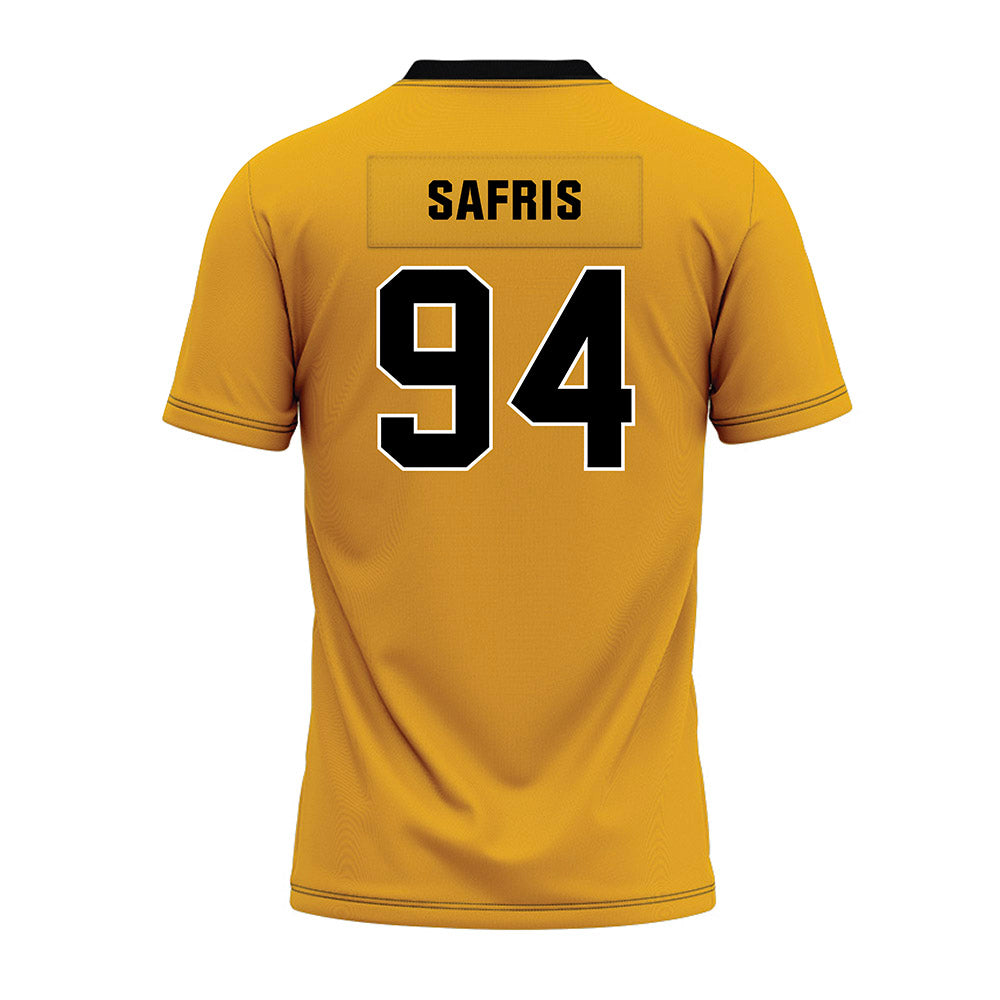 Missouri - NCAA Football : Will Safris - Gold Premium Football Jersey