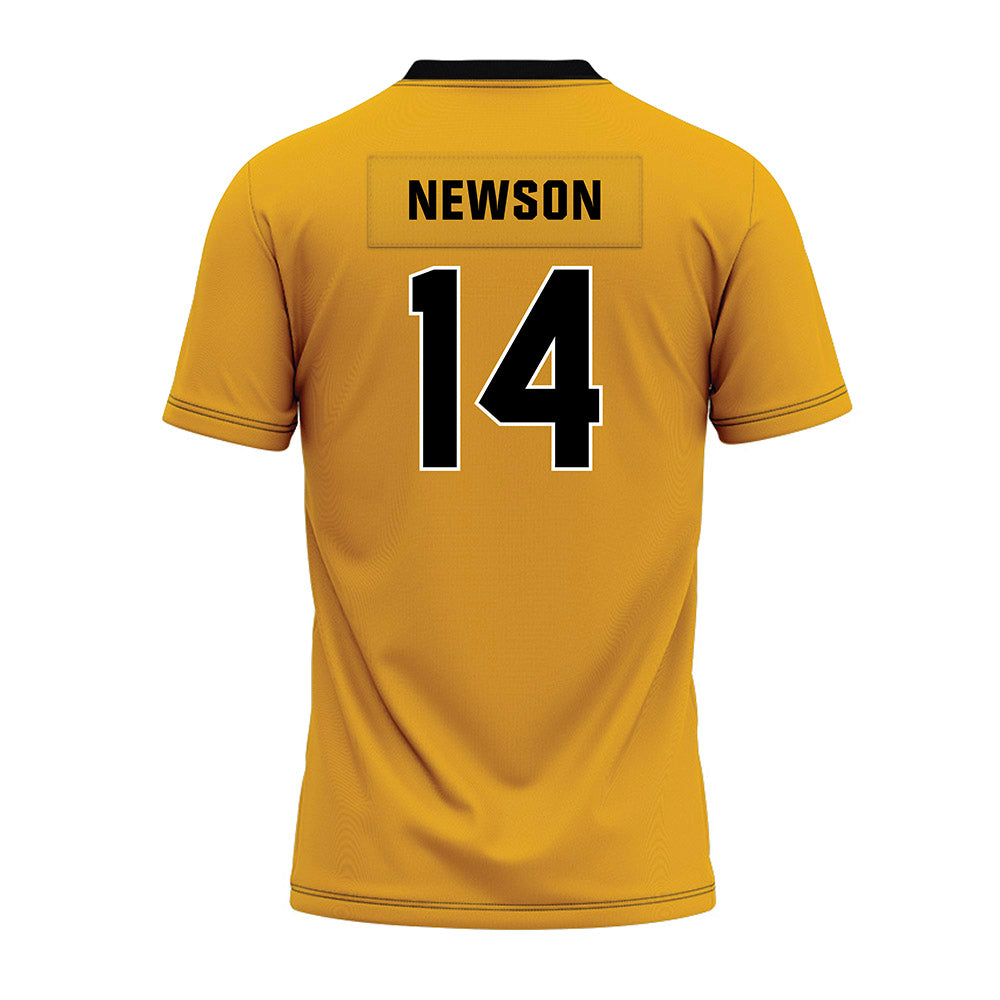 Missouri - NCAA Football : Triston Newson - Gold Premium Football Jersey