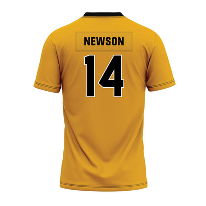 Missouri - NCAA Football : Triston Newson - Gold Premium Football Jersey