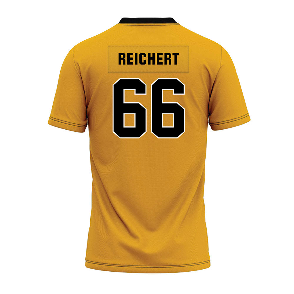 Missouri - NCAA Football : Logan Reichert - Gold Premium Football Jersey