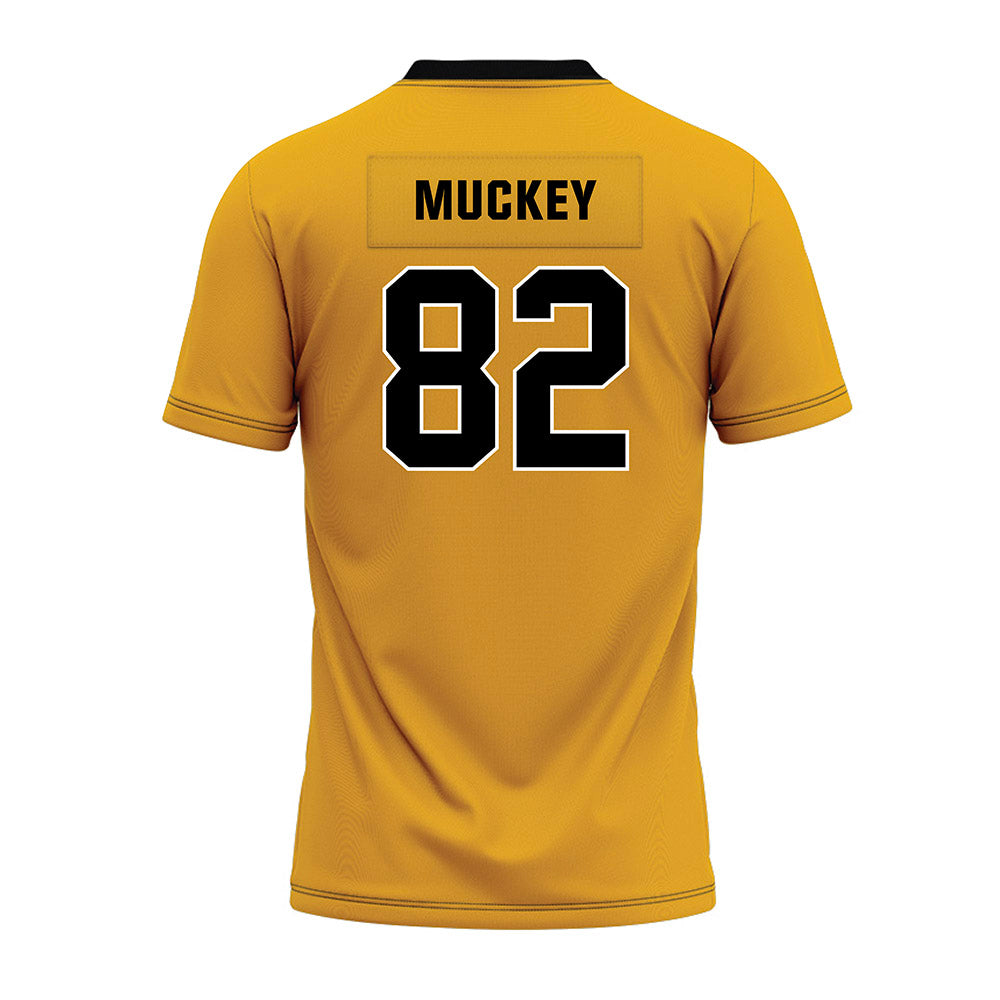 Missouri - NCAA Football : Logan Muckey - Gold Premium Football Jersey