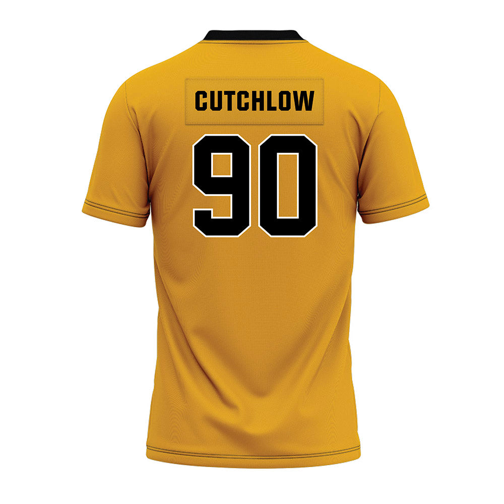 Missouri - NCAA Football : Grayson Cutchlow - Gold Premium Football Jersey