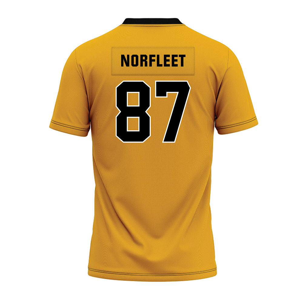 Missouri - NCAA Football : Brett Norfleet - Gold Premium Football Jersey