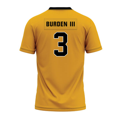 Missouri - NCAA Football : Luther Burden III - Gold Premium Football Jersey