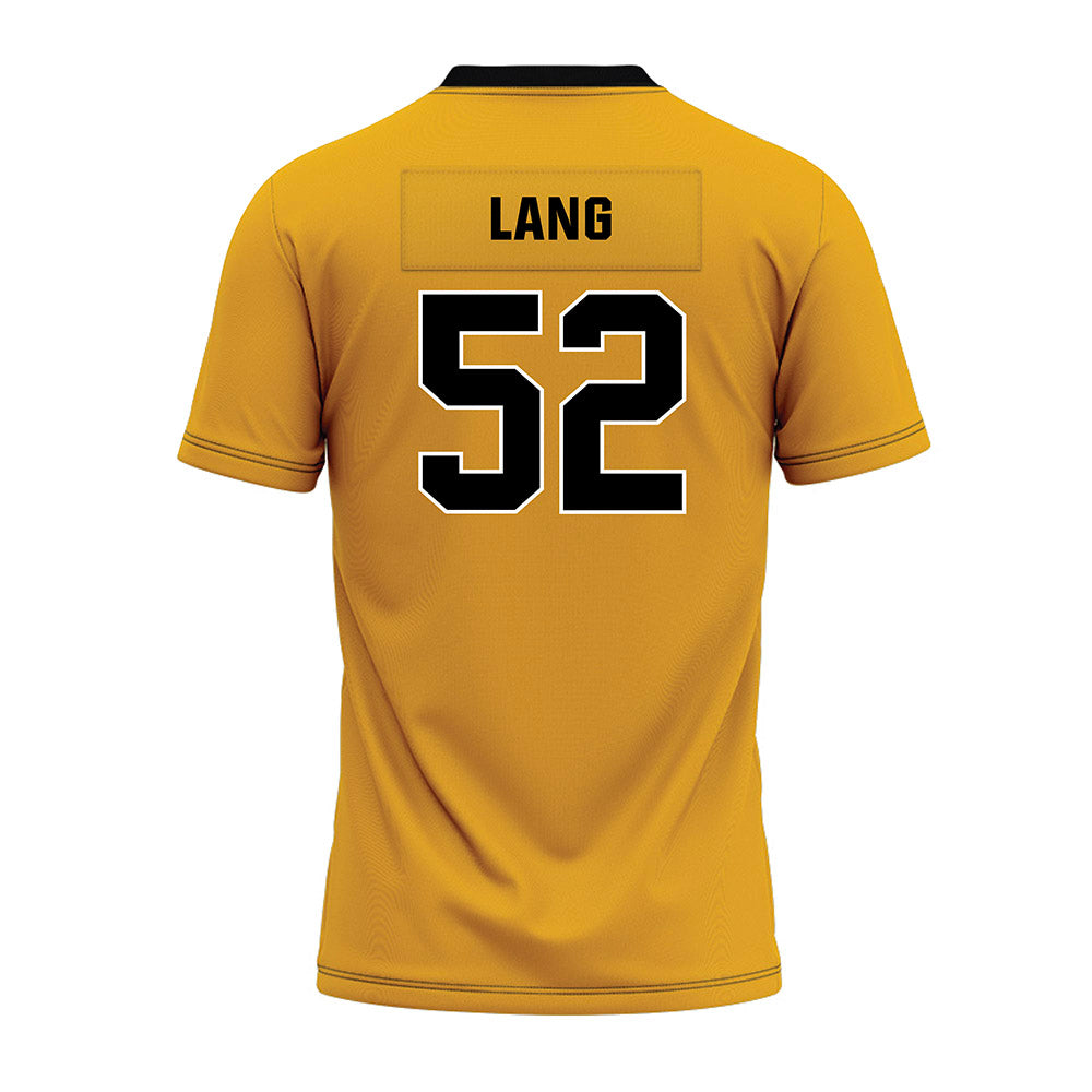 Missouri - NCAA Football : Jahkai Lang - Gold Premium Football Jersey