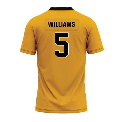 Missouri - NCAA Football : Kristian Williams - Gold Premium Football Jersey