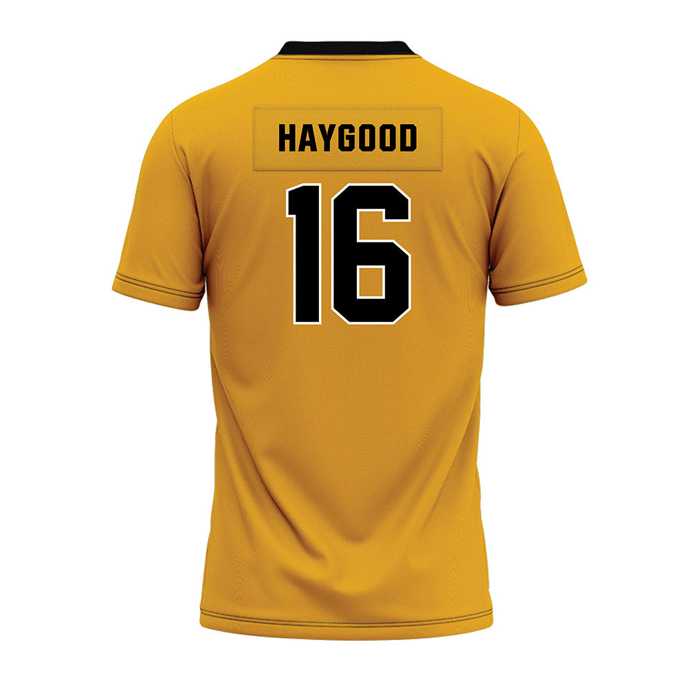 Missouri - NCAA Football : Brendon Haygood - Gold Premium Football Jersey-1