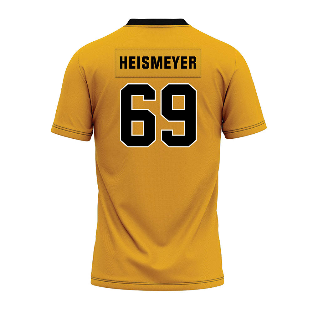 Missouri - NCAA Football : Drake Heismeyer - Gold Premium Football Jersey