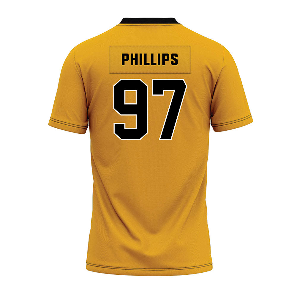 Missouri - NCAA Football : Orion Phillips - Gold Premium Football Jersey