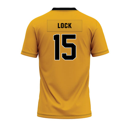 Missouri - NCAA Football : Tommy Lock - Gold Premium Football Jersey