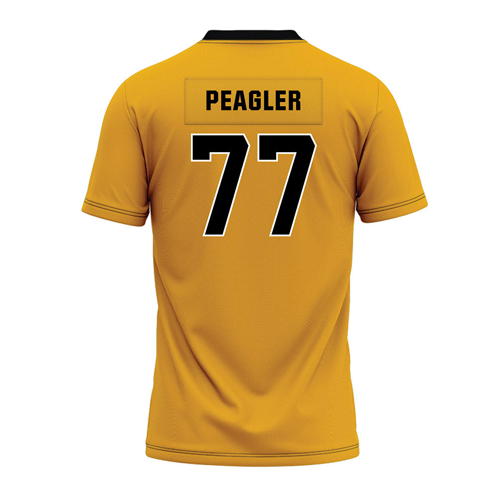 Missouri - NCAA Football : Curtis Peagler - Gold Premium Football Jersey