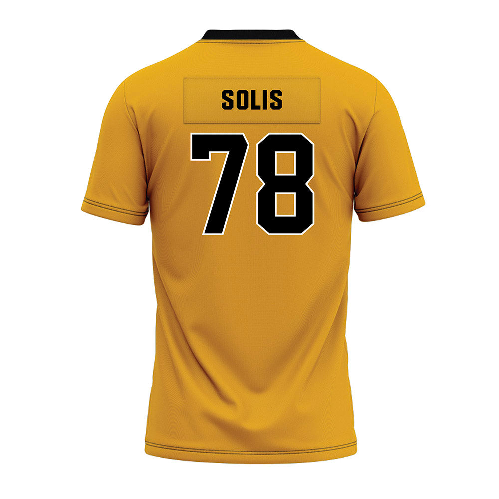 Missouri - NCAA Football : Brandon Solis - Gold Premium Football Jersey