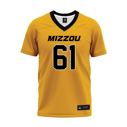 Missouri - NCAA Football : Graham Gilmer - Gold Premium Football Jersey