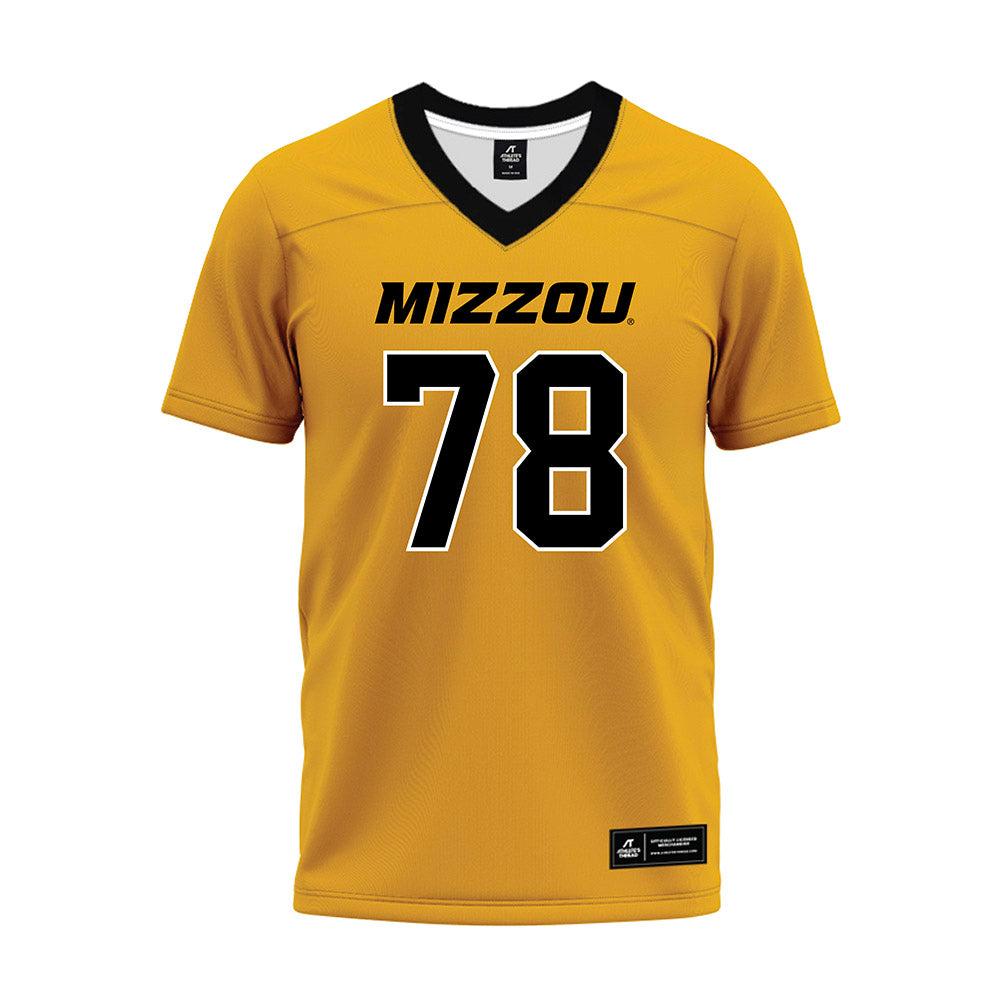 Missouri - NCAA Football : Brandon Solis - Gold Premium Football Jersey