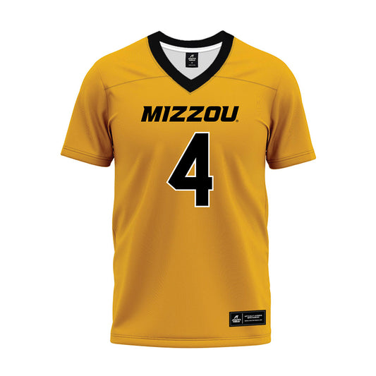 Missouri - NCAA Football : James Madison II - Gold Premium Football Jersey