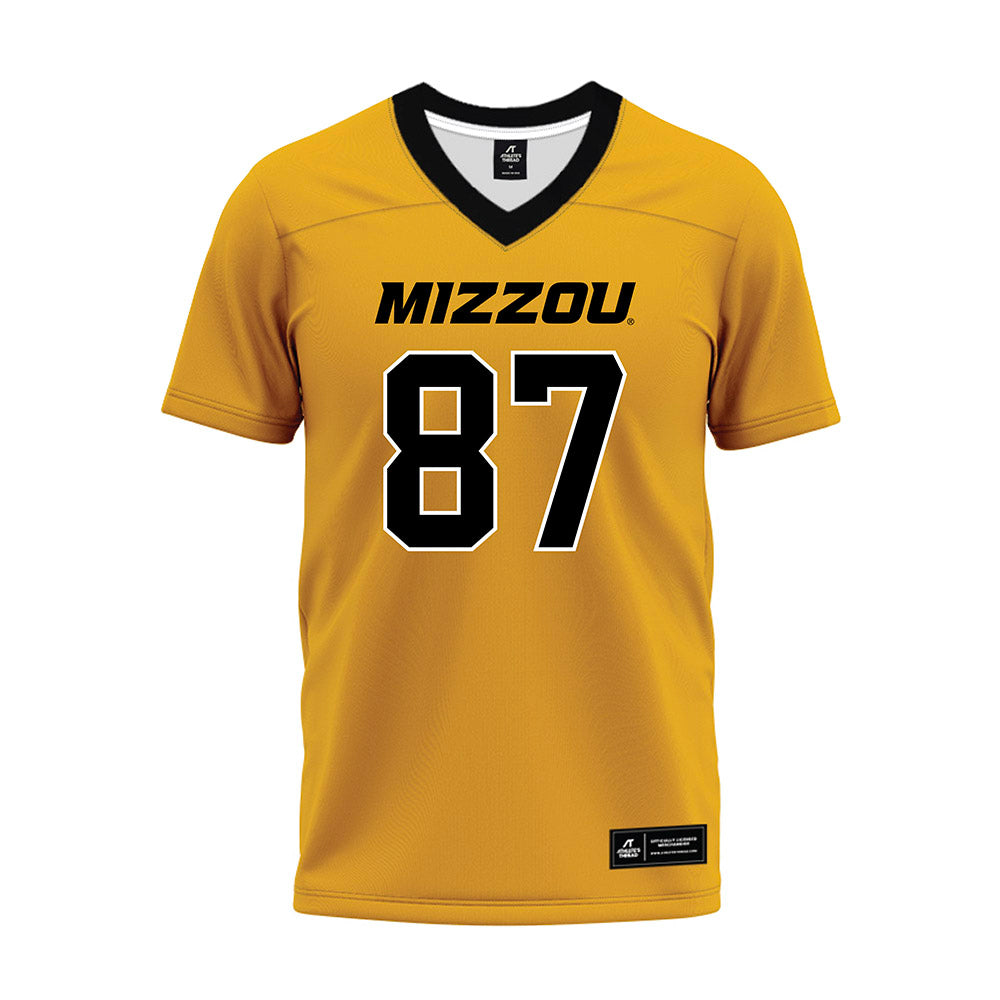 Missouri - NCAA Football : Brett Norfleet - Gold Premium Football Jersey