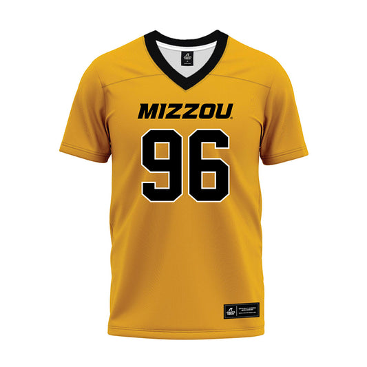 Missouri - NCAA Football : Nick Quadrini - Gold Premium Football Jersey