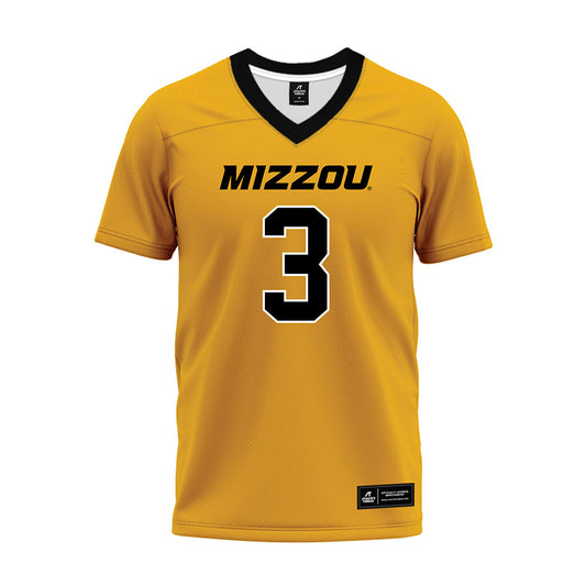 Missouri - NCAA Football : Luther Burden III - Gold Premium Football Jersey