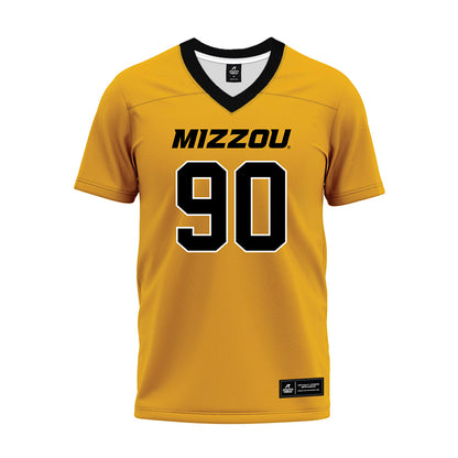 Missouri - NCAA Football : Grayson Cutchlow - Gold Premium Football Jersey