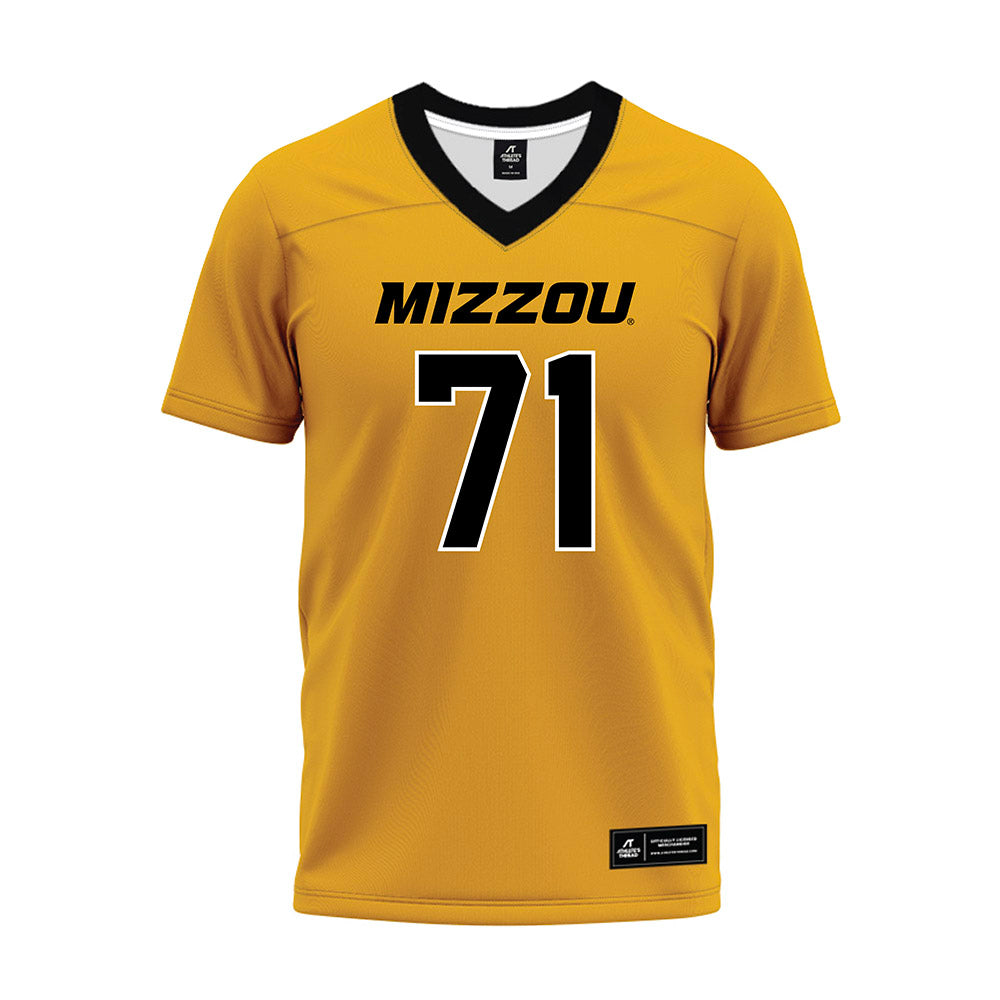 Missouri - NCAA Football : Ryan Jostes - Gold Premium Football Jersey