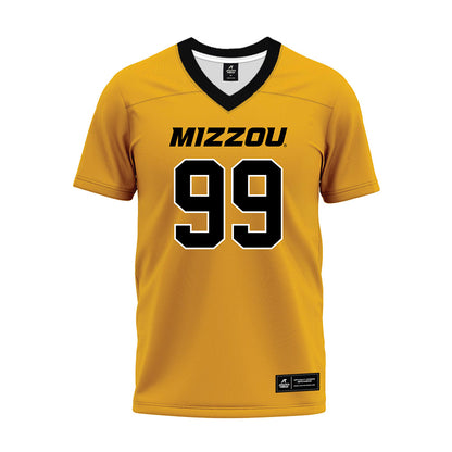 Missouri - NCAA Football : Jadon Frick - Gold Premium Football Jersey