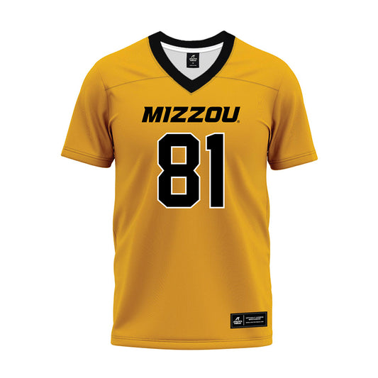 Missouri - NCAA Football : Noah Flaskamp - Gold Premium Football Jersey