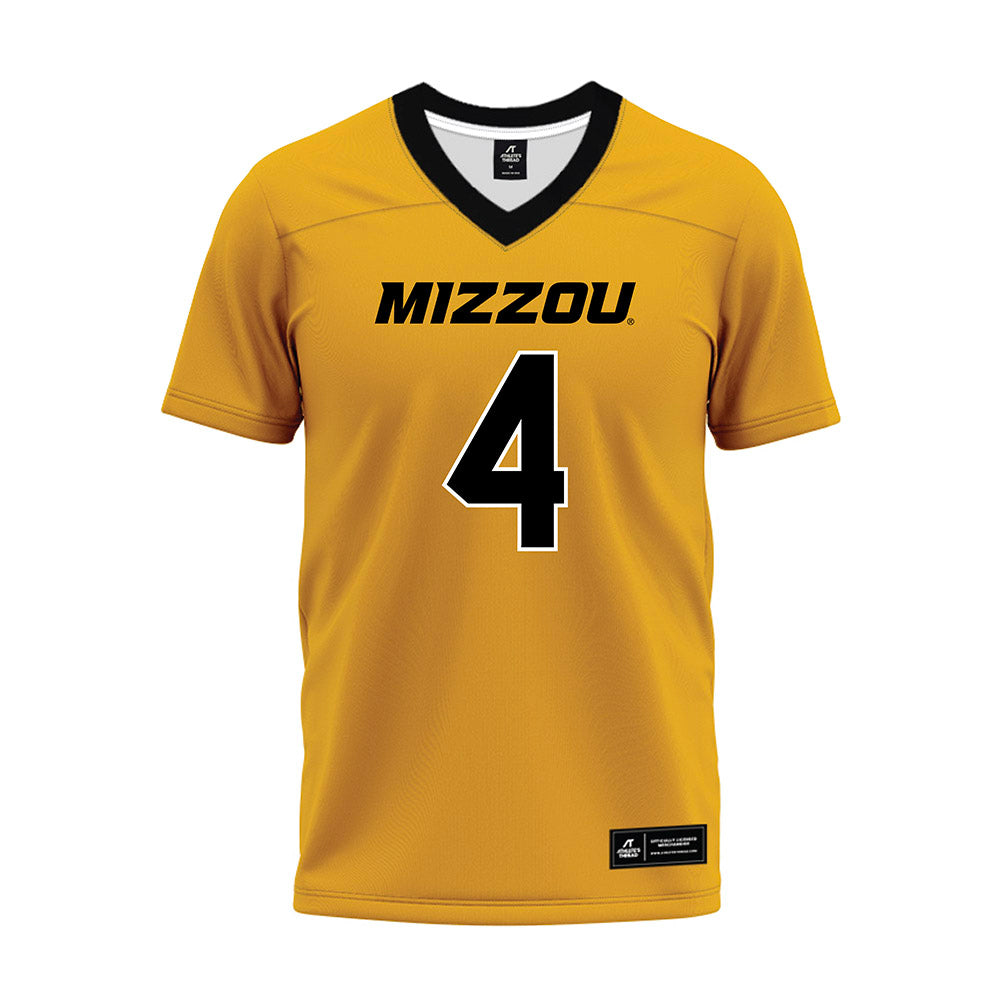 Missouri - NCAA Football : Trevez Johnson - Gold Premium Football Jersey