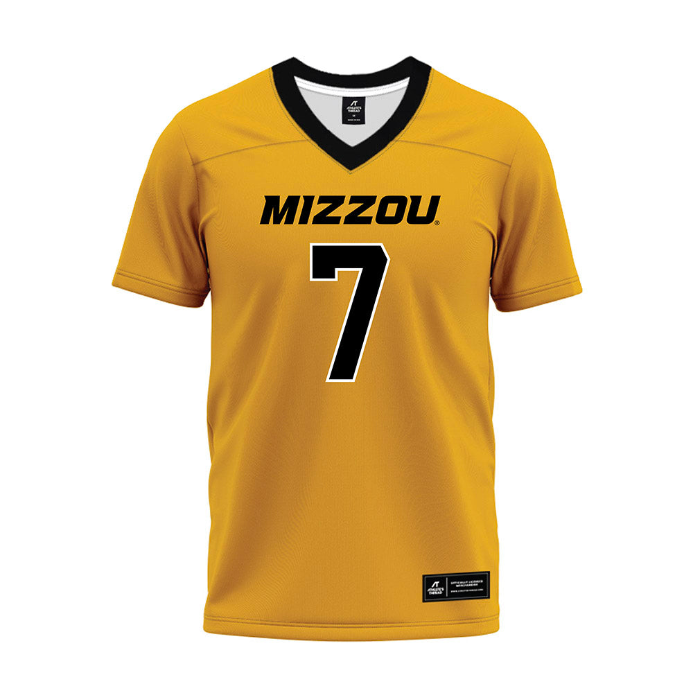 Missouri - NCAA Football : Chris McClellan - Gold Premium Football Jersey