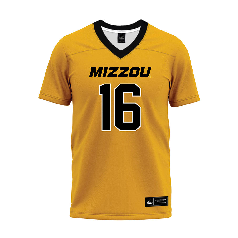 Missouri - NCAA Football : Daniel Blood - Gold Premium Football Jersey