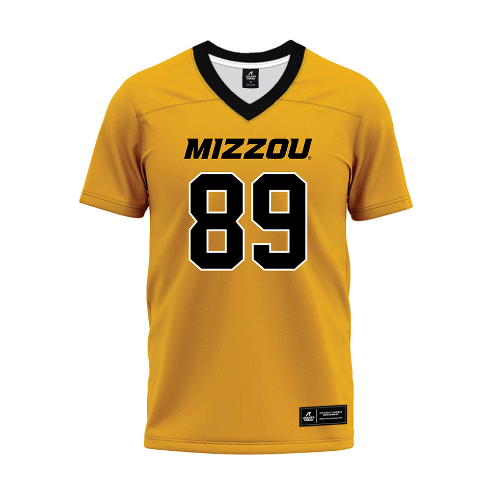 Missouri - NCAA Football : Jude James - Gold Premium Football Jersey